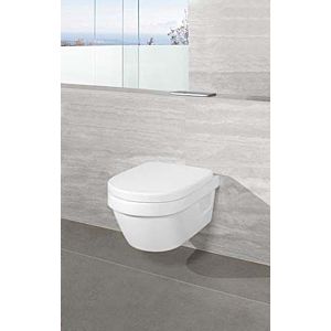 Villeroy & Boch Architectura WC suspendu 4687HRR1  Combi Pack, blanc c-plus, DirectFlush, avec abattant WC