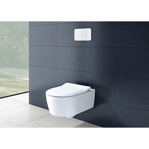 Villeroy & Boch Avento Toilet combi-pack 5656RSR1 with seat, wall-mounted, White Alpin, CeramicPlus, DirectFlush
