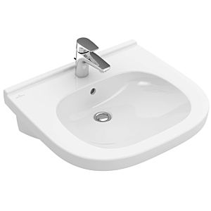 Villeroy & Boch ViCare washbasin 411960T2 white AntiBac c-plus, 60x55cm, with tap hole