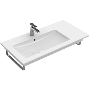 Villeroy and Boch Venticello furniture washbasin 4134L3RW 100x50cm, stone white C-plus, without tap hole, with overflow, left
