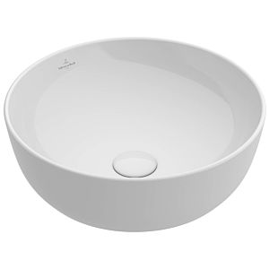 Villeroy & Boch Artis countertop basin 417943RW Ø 43cm, without tap hole, without overflow, Stone White C-plus