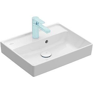 Villeroy and Boch Collaro wash basin 433451RW without overflow, 50x40cm, stone white C-plus