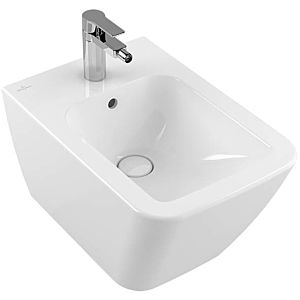 Villeroy and Boch Finion bidet 446500RW stone white C +, 37.5x56cm, with tap hole and overflow