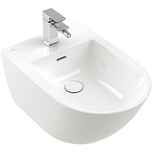 Villeroy and Boch Subway 3.0 wall Bidet 44700001 37.5x56cm, 2000 tap hole, with overflow, white