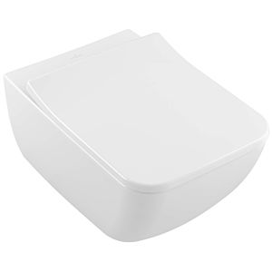 Villeroy & Boch Venticello Pack WC suspendu 4611RSR1  blanc CeramicPlus, DirectFlush, avec abattant