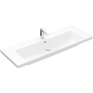 Villeroy and Boch Subway 3.0 washbasin 4A70D201 130x47cm, with 2000 tap hole / without overflow, white