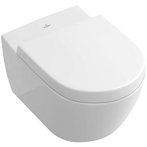 Villeroy &amp; Boch Subway 2.0 wall-mounted washdown toilet 5614R0S5 37x56cm, DirectFlush, rimless, ebony C-plus