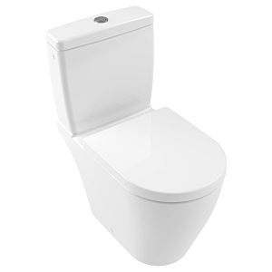 Villeroy and Boch Avento cistern 77581101 white, trim with duo economy button, side or rear inlet