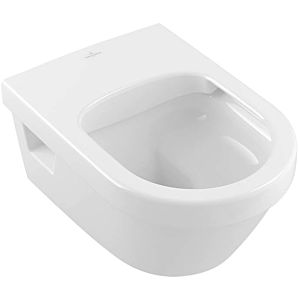 Villeroy and Boch Architectura MetalRim wall-mounted, washdown WC 5684R2T2 rimless, without mounting holes, horizontal outlet, white AntiBac C-plus