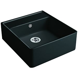 Villeroy and Boch single basin sink 632061M1 waste set, manual operation, mounting kit, mosaique