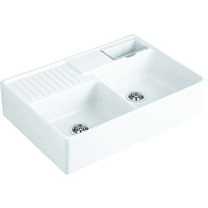 Villeroy and Boch double bowl sink 632392M1 waste set, eccentric actuation, leftover bowl, mosaic