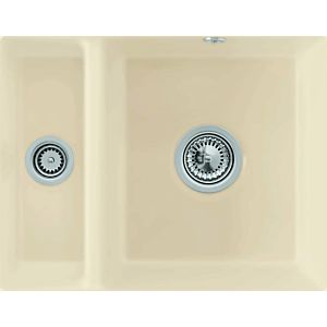 Villeroy and Boch 675801RW with waste set and manual operation, Stone White