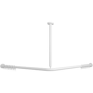 Villeroy and Boch Vicare function shower rail 92170568 90 x 90 cm, white, for curtain, over corner