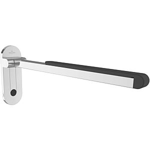 Villeroy and Boch Vicare desing folding handle 92171661 65 cm, Stainless Steel chrome-plated, soft support and hanging mechanism
