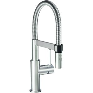Villeroy and Boch kitchen Steel Expert compact 927300LC 5.4 l / min, switch jet / shower, Stainless Steel solid