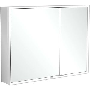 Villeroy and Boch My View Now built-in mirror cabinet A4561000 100 x 75 x 16.8 cm, LED lighting, 2 doors, with sensor switch