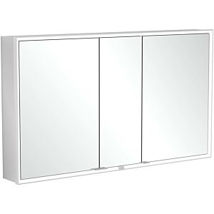 Villeroy and Boch My View Now built-in mirror cabinet A4561300 130 x 75 x 16.8 cm, LED lighting, 3 doors, with sensor switch