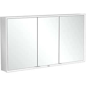 Villeroy and Boch My View Now built-in mirror cabinet A4581400 140 x 75 x 16.8 cm, LED lighting, 3 doors, with on / off switch
