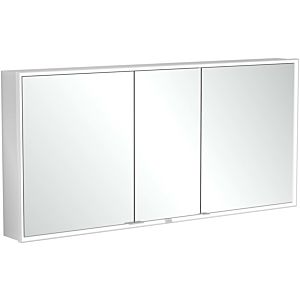 Villeroy and Boch My View Now built-in mirror cabinet A4561600 160 x 75 x 16.8 cm, LED lighting, 3 doors, with sensor switch