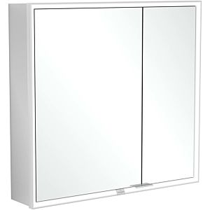 Villeroy and Boch My View Now built-in mirror cabinet A4568000 80 x 75 x 16.8 cm, LED lighting, 2 doors, with sensor switch