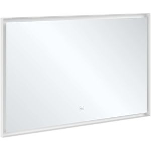 Villeroy and Boch Subway 3.0 Mirrors A46312BC aluminum frame, 120 x 75 x 4.75 cm, matt black / matt white