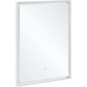 Villeroy and Boch Subway 3.0 Mirrors A4636000 aluminum frame, 60 x 75 x 4.75 cm, white matt