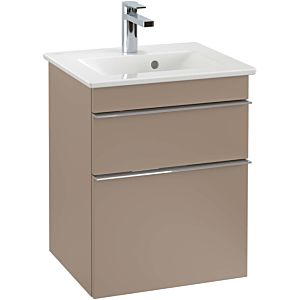 Villeroy and Boch Venticello vanity unit A92201FP 46.6 x 59 x 42.5 cm, chrome handle, Glossy Grey