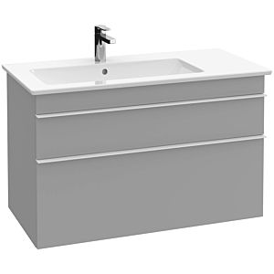 Villeroy and Boch Venticello vanity unit A92705DH 95.3 x 59 x 50.2 cm, basin left, copper handle, Glossy White