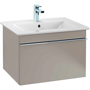 Villeroy and Boch Venticello vanity unit A93201DH 55.3 x 42 x 50.2 cm, chrome handle, Glossy White