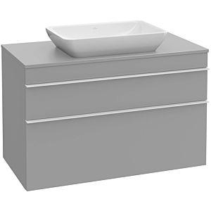 Villeroy and Boch Venticello vanity unit A94005RA 75.7 x 60.6 x 50.2 cm, handle copper, glass Glossy Grey