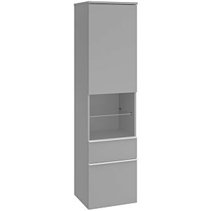 Villeroy and Boch Venticello cabinet A95205FP 40.4 x 154.6 x 37.2 cm, left, copper handle, Glossy Grey