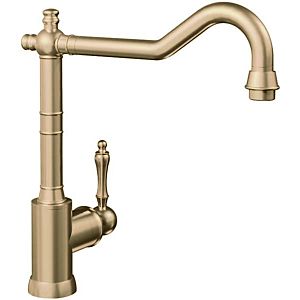 Villeroy and Boch kitchen Avia 2.0 92400003 11.2 l / min, flexible connection hoses, gold