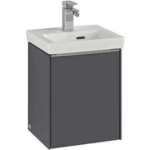 Villeroy and Boch Subway 3.0 vanity unit C58400VF 35.1x42.9x30.9cm, hinge right / handle aluminum glossy, pure white