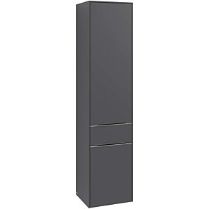 Villeroy and Boch Subway 3.0 cabinet C59000VN 40x171x36.2cm, hinge left / handle aluminum glossy, cashmere gray