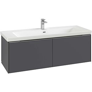 Villeroy and Boch Subway 3.0 vanity unit C60100VN 127.2x42.9x47.8cm, without LED / handle aluminum glossy, cashmere gray