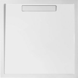 Villeroy & Boch Squaro shower UDQ1010SQR1V01 100x100x1.8cm, Quaryl, white, cover &amp; bracket