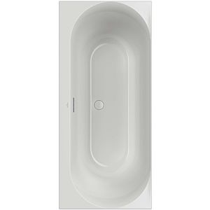 Villeroy and Boch Loop &amp; friends corner bathtub Duo UBA170LOF2V-RW 170x75cm, oval inner shape, stone white