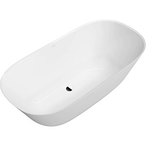 Villeroy and Boch Theano bathtub Q155ANH7F200VRW 155 x 75 cm, free-standing, stone white