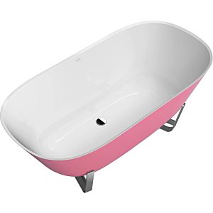 Villeroy and Boch Antheus bathtub Q155ANH7F4BCVRW 155 x 75 cm, free-standing, apron Color on Demand, stone white