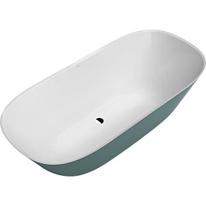 Villeroy and Boch Theano bathtub Q175ANH7F2BCVRW 175 x 80 cm, free-standing, apron Color on Demand, stone white