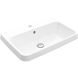 Villeroy and Boch Architectura MetalRim built-in washbasin 5A676001 60x45cm, with tap hole, with overflow, white