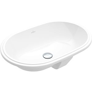 Villeroy and Boch Architectura MetalRim sink 5A7660R1 57x37.5cm, oval, with overflow, white C-plus