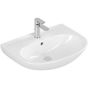 Villeroy and Boch O.novo washbasin 4A4060R3 60x46cm, oval, tap hole with overflow, pergamon C-plus