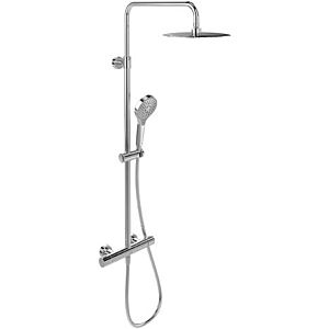 Villeroy &amp; Boch Verve Showers système de douche TVS10900500061 thermostatique, avec inverseur, 3 jets, montage mural, chromé