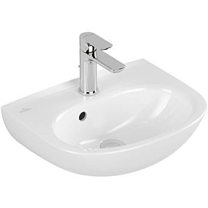 Villeroy et Boch O.novo lavabo 434045R1 45x36cm, ovale, trou pour robinetterie avec trop-plein, blanc C-plus