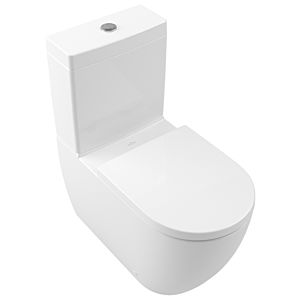 Villeroy & Boch Subway 3.0 Stand-WC-Kombination 4672T001 37x71cm, TwistFlush, spülrandlos, weiß
