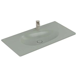 Villeroy &amp; Boch Antao vanity washbasin 1000x500mm square 4A76ABR8 1HL. with reduced ÜL. Morning Green cplus