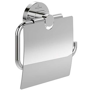 Villeroy and Boch Elements Tender toilet paper holder TVA15101300061 134x132x38mm, with lid, chrome