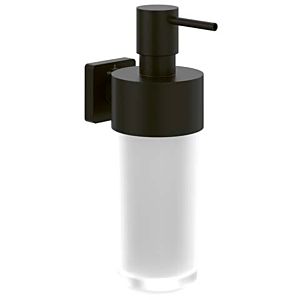 Villeroy and Boch Elements Striking soap dispenser TVA152007000K5 matt black, 230ml, frosted glass