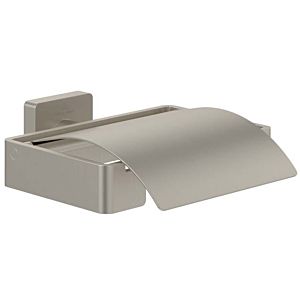 Villeroy and Boch Elements Striking toilet paper holder TVA15201300064 131x45x115mm, with lid, brushed nickel black